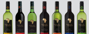 Seven varietals of African Passion Wines include: Chardonnay, Cabernet Sauvignon Merlot, Chenin Blanc, Cabernet Sauvignon, Moscato, Merlot and Sauvignon Blanc